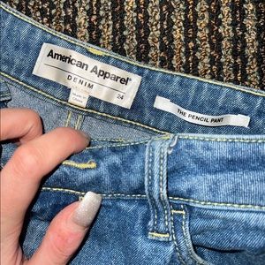 American Apparel Pencil Jeans